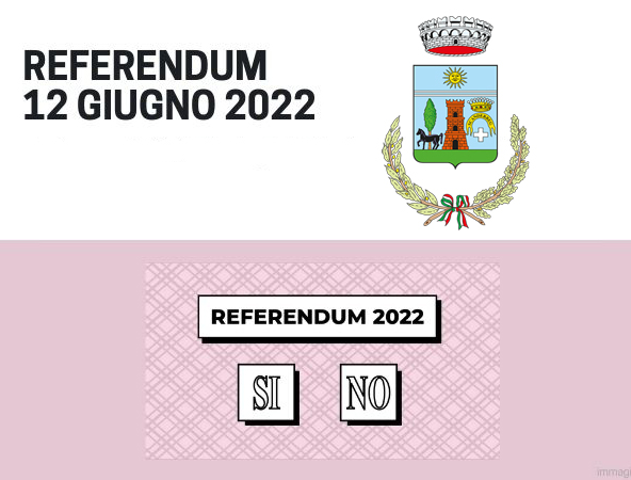 Referendum 2022 - Sorteggio scrutatori Giovedì 19 Maggio 2022 ore 11